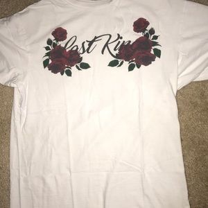 Last Kings White Shirt With Roses
